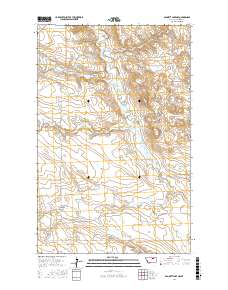 Bennett Lake NW 2017 topographic map thumbnail
