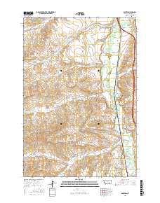 Benteen 2017 topographic map thumbnail