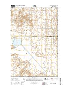 Benton Lake East 2017 topographic map thumbnail