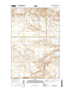 Benton Lake West 2017 topographic map thumbnail