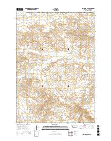 Bentonite Flats 2017 topographic map thumbnail