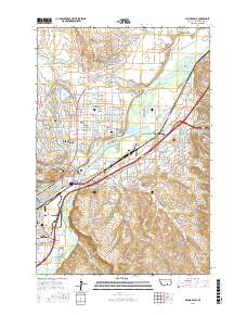 Billings East 2017 topographic map thumbnail
