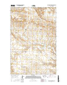 Bison Bone Reservoir 2017 topographic map thumbnail