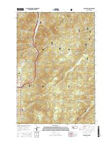 Bison Canyon 2017 topographic map thumbnail