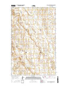 Black Calf Reservoir 2017 topographic map thumbnail