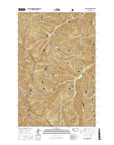 Black Peak 2017 topographic map thumbnail