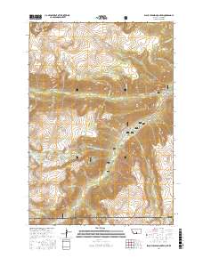 Black Pyramid Mountain 2017 topographic map thumbnail