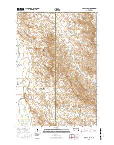Blacktail Creek NW 2017 topographic map thumbnail
