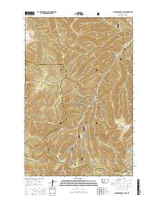 Blankenbaker Flats 2017 topographic map thumbnail