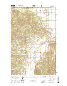 Blue Grass Ridge 2017 topographic map thumbnail