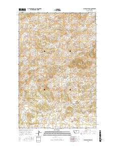 Blue Stone Peak 2017 topographic map thumbnail