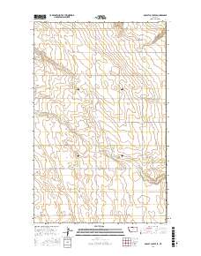 Bobcat Coulee SE 2017 topographic map thumbnail
