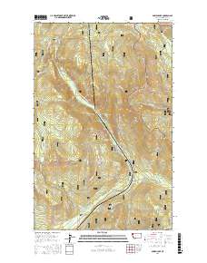 Bowen Lake 2017 topographic map thumbnail