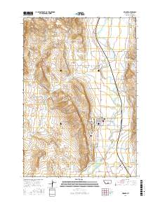 Bridger 2017 topographic map thumbnail