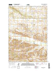 Briggs Coulee 2017 topographic map thumbnail