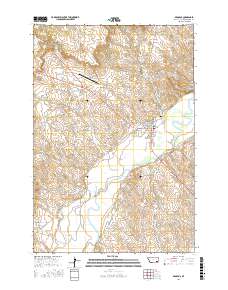 Broadus 2017 topographic map thumbnail