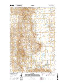Brown Coulee 2017 topographic map thumbnail