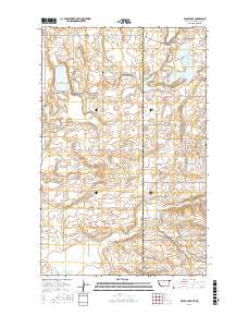 Brush Lake 2017 topographic map thumbnail