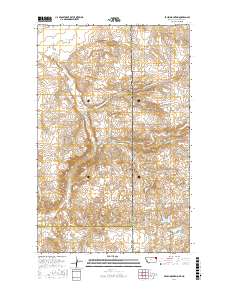 Brush Mountain 2017 topographic map thumbnail