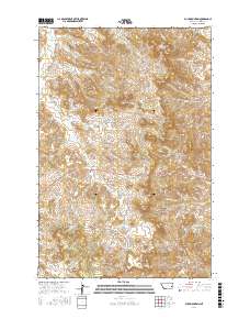 Buck Mountain 2017 topographic map thumbnail