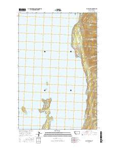 Bull Island 2017 topographic map thumbnail