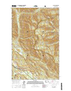 Bull Lake 2017 topographic map thumbnail