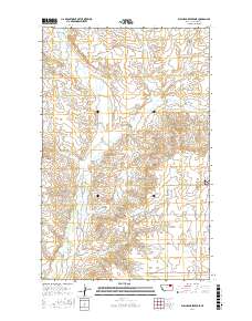 Bullhead Reservoir 2017 topographic map thumbnail
