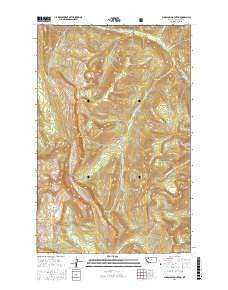 Bungalow Mountain 2017 topographic map thumbnail