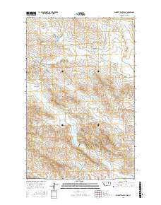 Burnett Flats East 2017 topographic map preview