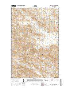 Burnett Flats West 2017 topographic map thumbnail