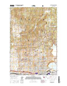 Butte North 2017 topographic map thumbnail