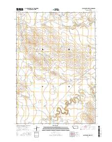 Cactus Creek West 2017 topographic map thumbnail