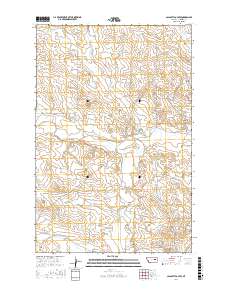 Calamity Coulee 2017 topographic map thumbnail