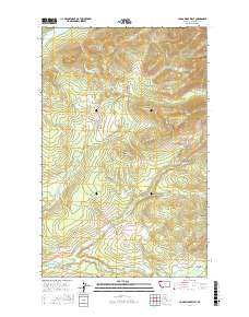 Camas Ridge West 2017 topographic map thumbnail