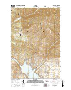 Canyon Ferry 2017 topographic map thumbnail