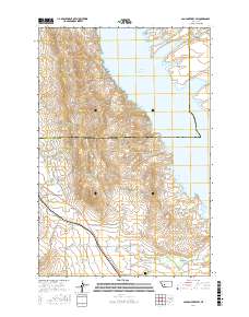 Canyon Ferry SW 2017 topographic map thumbnail