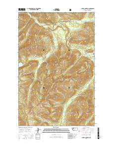 Capitol Mountain 2017 topographic map thumbnail