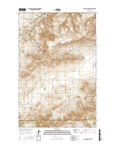 Carlson Coulee 2017 topographic map thumbnail