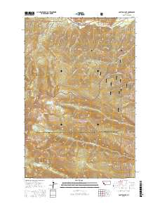 Carlton Lake 2017 topographic map thumbnail