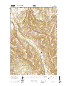 Castle Butte 2017 topographic map thumbnail