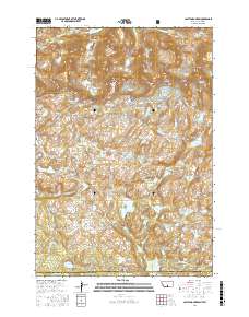 Castle Mountain 2017 topographic map thumbnail