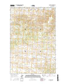 Cat Creek NW 2017 topographic map thumbnail
