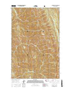 Cathedral Peak 2017 topographic map thumbnail