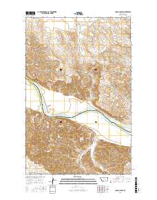 Cedar Coulee 2017 topographic map thumbnail