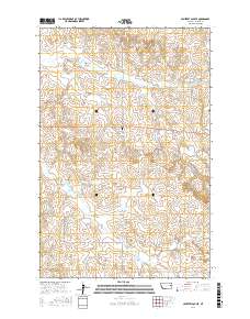 Cemetery Coulee 2017 topographic map thumbnail