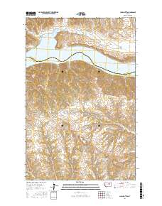 Chain Buttes 2017 topographic map thumbnail