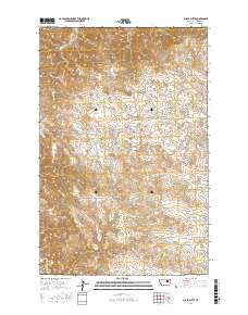 Chalk Butte 2017 topographic map thumbnail