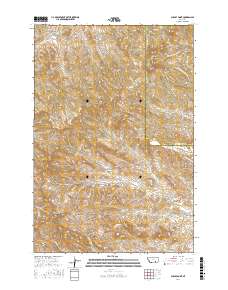 Chalky Point 2017 topographic map thumbnail