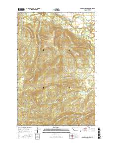Chamberlain Mountain 2017 topographic map thumbnail