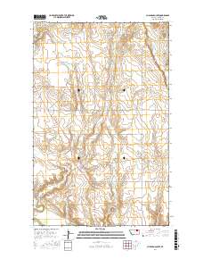 Chapman Coulee 2017 topographic map thumbnail